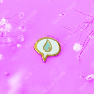 Metalowa Przypinka "Sad Emote" - Inspirowana grą Stardew Valley