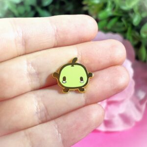 Przypinka Metalowa „Junimo #4 Zielony” – inspirowana Stardew Valley