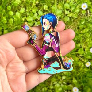 Metalowa Przypinka „Jinx ” Season 2 Inspirowana Arcane