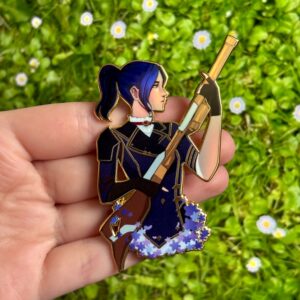 Metalowa Przypinka „Caitlyn” - Inspirowana Arcane