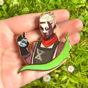 Metalowa Przypinka „Ekko” - Inspirowana Arcane