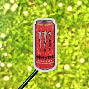 Naklejka Monsterek Czerwony (Ultra Watermelon)