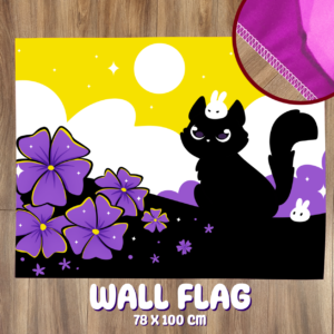 PREORDER Flaga Materiałowa - Ukryta Flaga Nonbinary