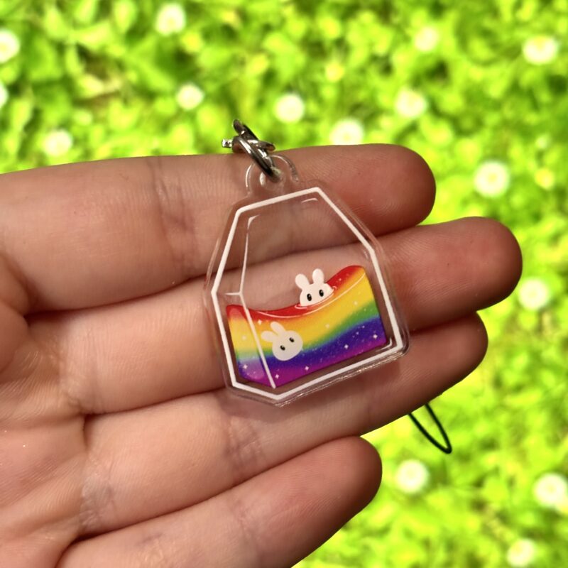 Zawieszka Teabag z Flagą LGBT