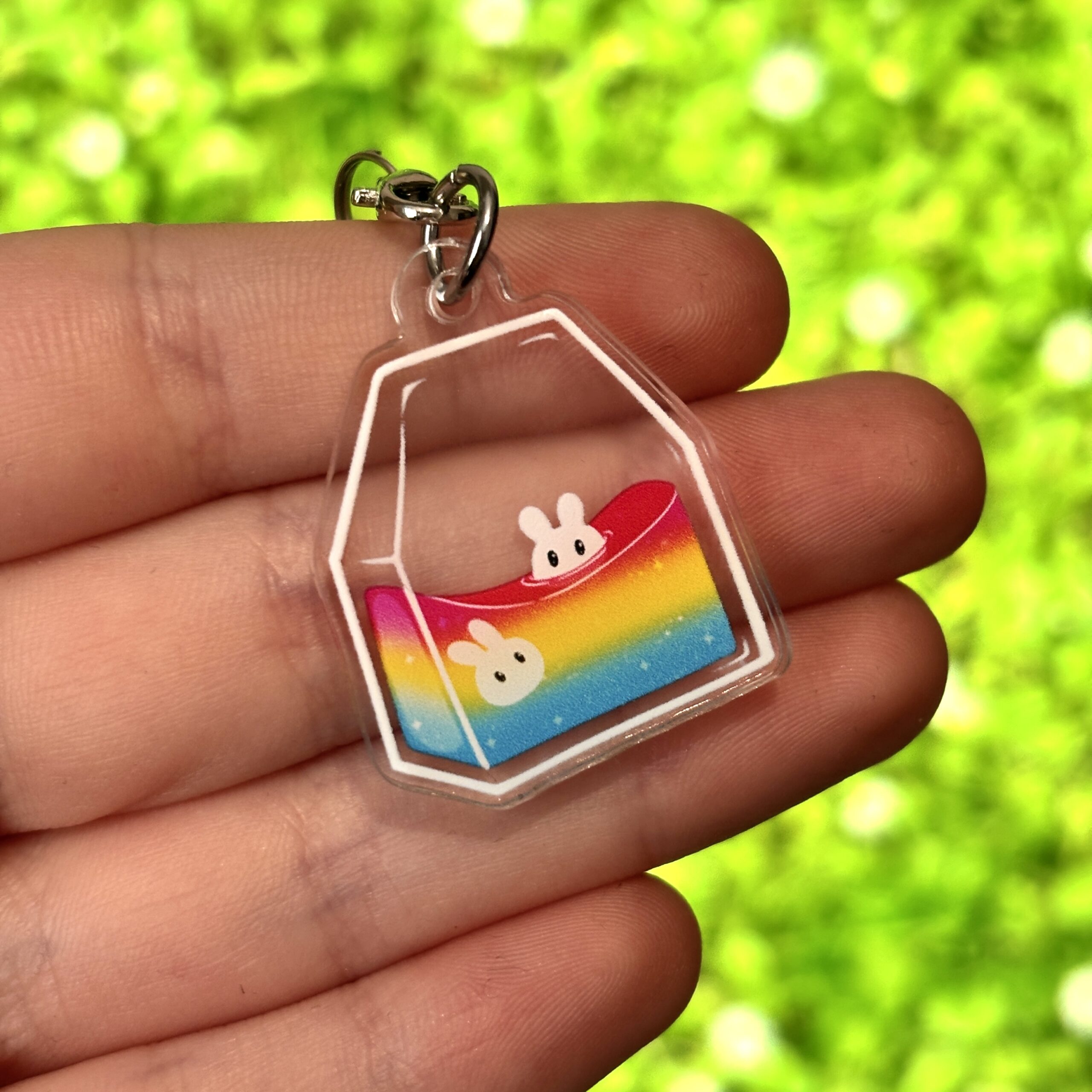 Zawieszka Teabag z Flagą Pansexual