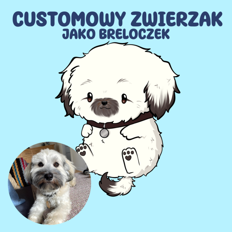 Pełny Customowy Brelok Zwierzaka