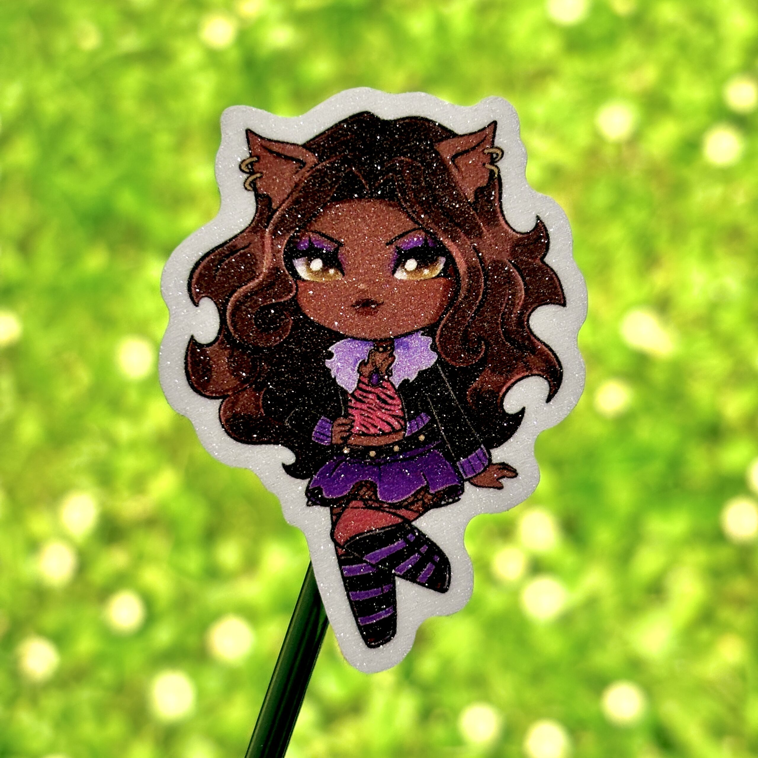 Naklejka Brokatowa Clawdeen MH